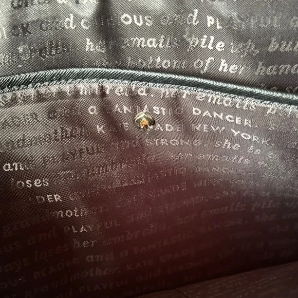 Kate Spade Black and White Laptop Bag - Picture 3 of 9